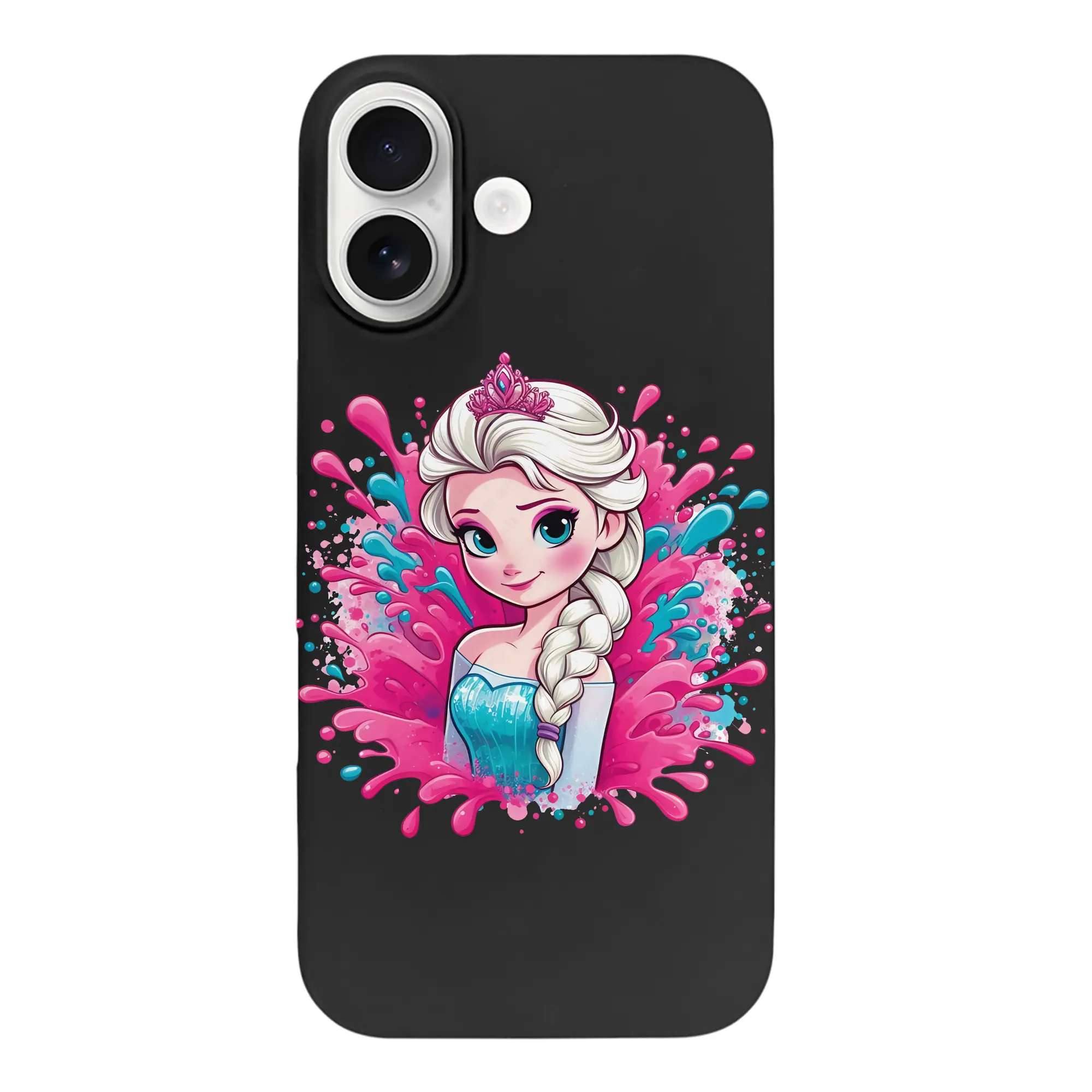 アナと雪の女王(Frozen) グッズ エルサ(Elsa) - iPhone 17 シリーズ シリコンケース 薄型 耐衝撃 指紋防止 ソフトタッチカバー 精密フィット 傷防止 保護ケース iPhone 17/17 Air/17 Pro/17 Pro Max 対応